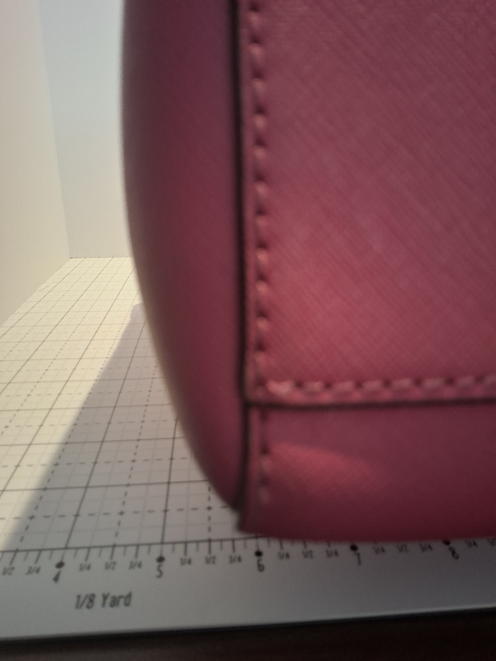 Michael Kors Pink Saffiano Leather Tote Bag - Picture 13 of 16